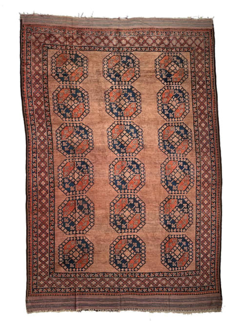 Penny and Earthy Salmon-Pink Undertones | Rugs by The Loom House