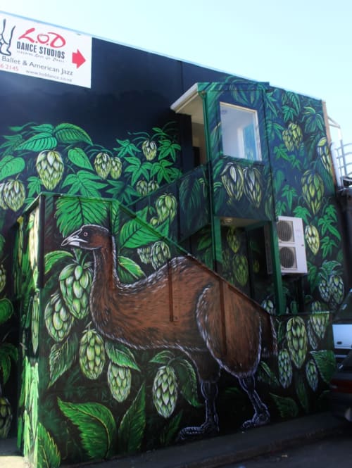 The Flowering Hops | Street Murals by Mahalski | The Occasional Brewer in Wellington