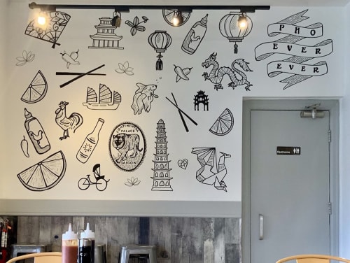 Pho Ever Ever | Murals by Leslie Phelan Mural Art + Design | Toronto Pho in Toronto