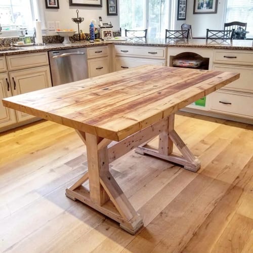 New London Farm Table | Tables by Lighthouse Woodworks
