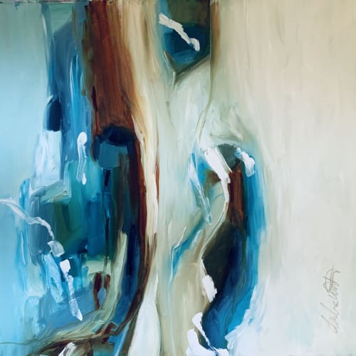Adrift 2 | Oil And Acrylic Painting in Paintings by Darlene Watson Abstract Artist