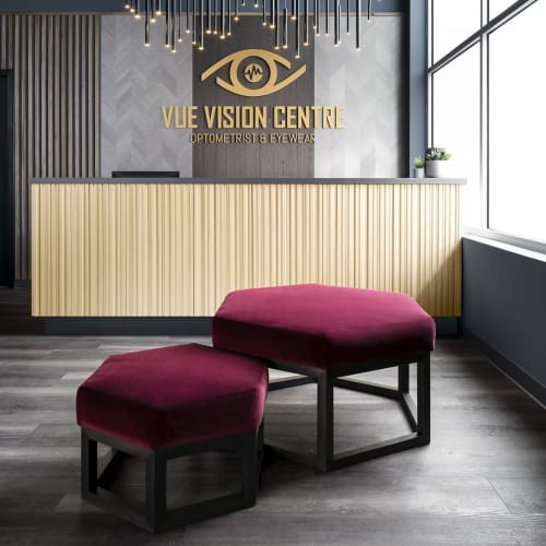 Reception Desk | Furniture by Birdseye Custom Woodwork Inc | Vue Vision Centre in London