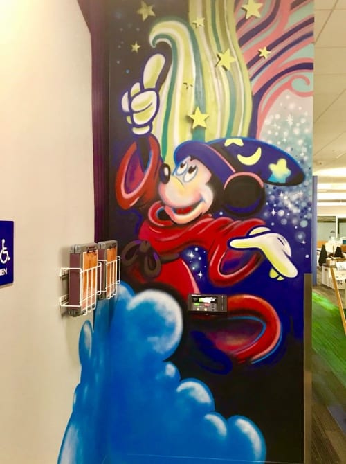 Fantasia Mural | Murals by Works of Stark Murals and Design | Walt Disney World in Orlando