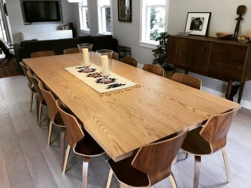 Oak Dining Table | Tables by Brace and Bit: Furniture and Design