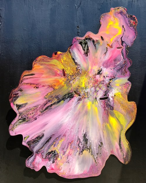 Big O #4 | Mixed Media by Doug Heine's Art Studio | Private Residence - Berkeley, CA in Berkeley