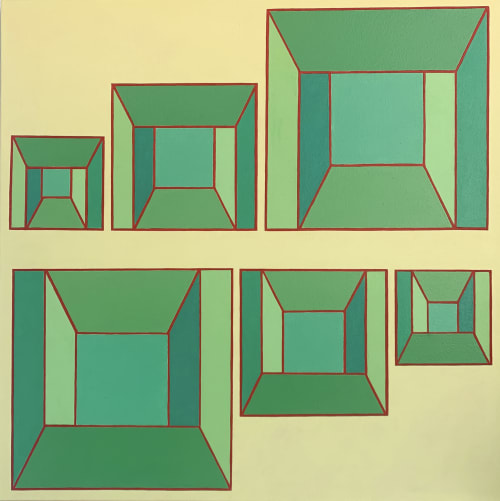 Centerline Study | Oil And Acrylic Painting in Paintings by Benjamin Weaver