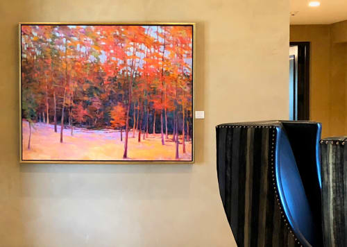 BRIGHT PATTERNS | Paintings by Ken Elliott Fine Art | Columbine Country Club in Littleton