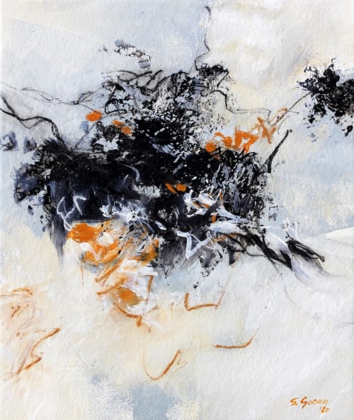 Momenti (Diptych) | Paintings by Simona Gocan