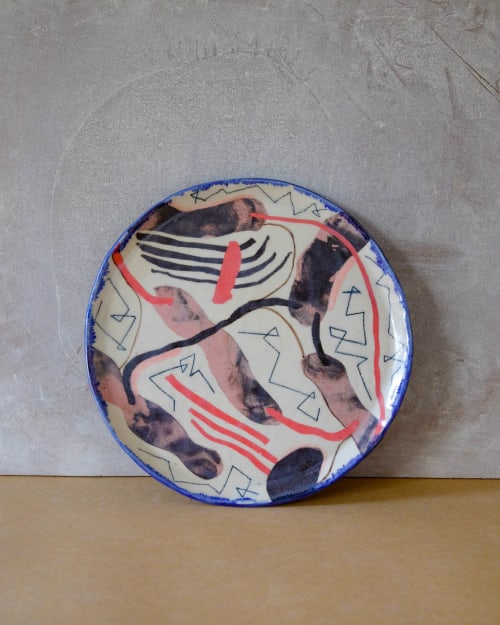 Sleeping lessons plate | Ceramic Plates by Victoria Gilles Fernández
