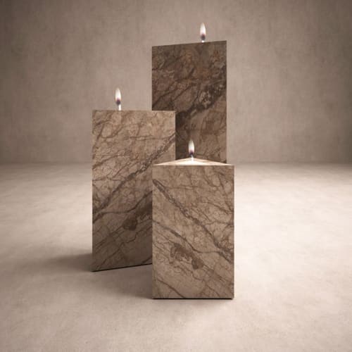 Trigonus Floor Candle Holder | Decorative Objects by STUDIOIBMILANO
