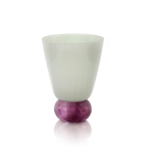 Jade Storm Handblown Glass Vase | Vases & Vessels by AEFOLIO