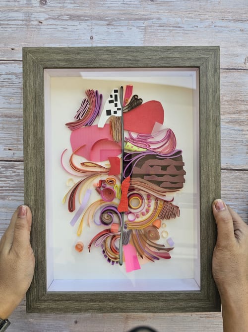 Unusual that feels like pink | Mixed Media by Glimpsecraft