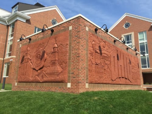 Brick Sculpture | Sculptures by Brad Spencer | Ohio University in Athens