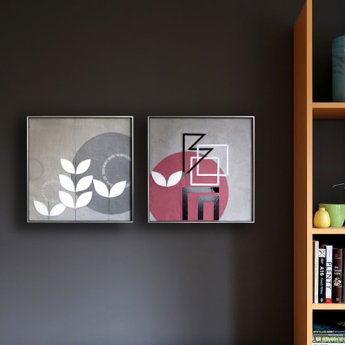 Encode 3.38 Bloom | Mixed Media by Heather Hancock