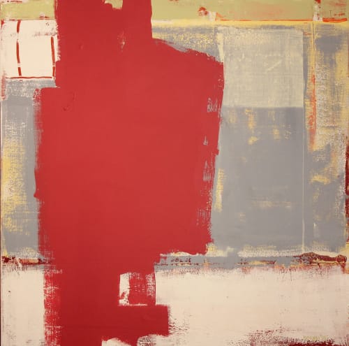 The Red Shape | Paintings by Joey Korom | Private Residence, Chicago in Chicago