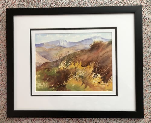 Mountain Walk | Watercolor Painting in Paintings by Maurice Dionne FINEART