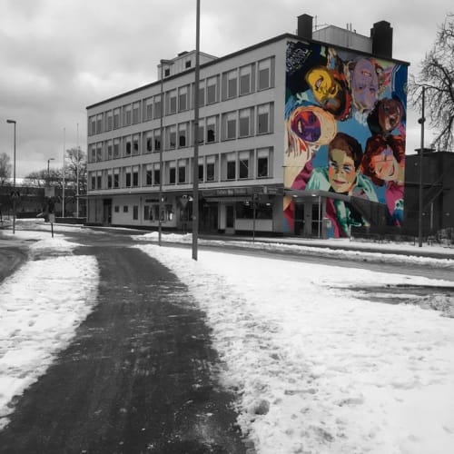 Like Children | Street Murals by Ruskig Ångest