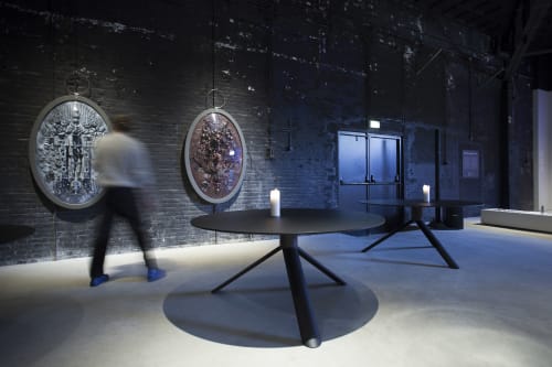 Round Tube table 155 cm / 61 inch | Tables by Maarten Baptist | Eindhoven in Eindhoven