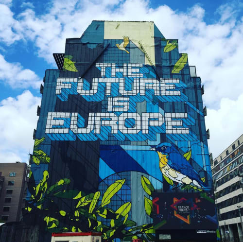 THE FUTURE IS EUROPE | Street Murals by NovaDead