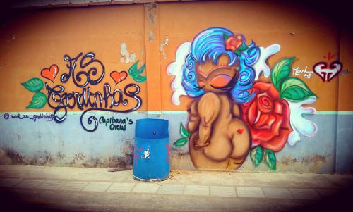 Chubby Girl mural | Street Murals by Mari Oliveira Visual Artist