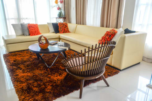 Radium Lounge Chair with Custom-made Sectional Sofa and Center Table | Chairs by MURILLO Cebu