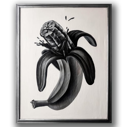 Platano III | Paintings by Juana Perfecta