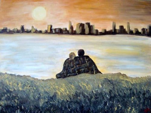 Those early morning hours | Oil And Acrylic Painting in Paintings by Elena Parau