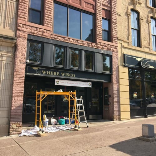 WHERE WISCONSIN IS KING by Ray Mawst seen at The Old Fashioned, Madison Wescover