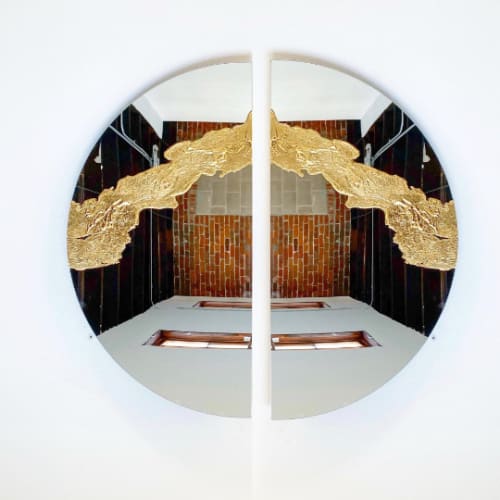 "Glissando Reflect" | Mirror in Decorative Objects by Candice Luter Art & Interiors