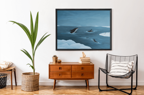Orcas | Paintings by Les Art