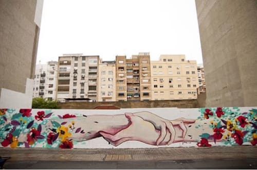 Thinking us together | Street Murals by Julieta XLF