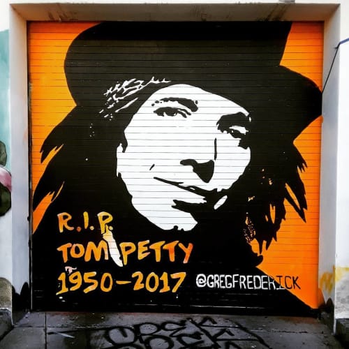 RIP Tom Petty | Street Murals by Greg Frederick | Wynwood Walls in Miami