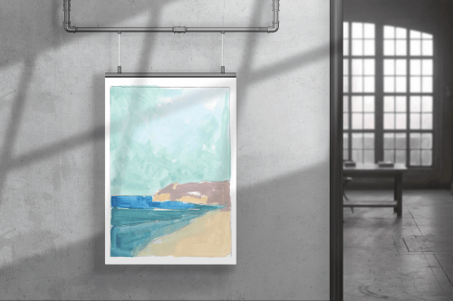 Beach 2 | Paintings by cartissi