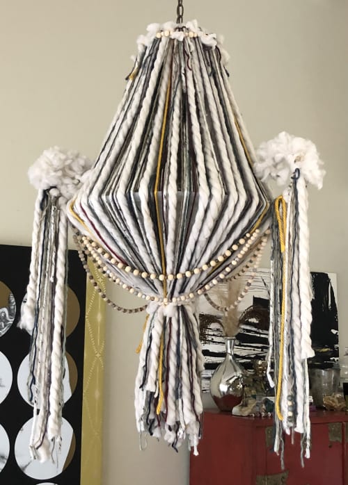 custom chandelier | Chandeliers by Jill Laine Art + Designs