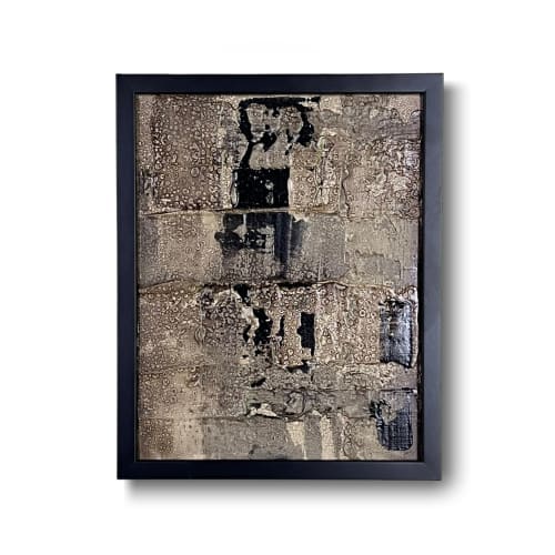 Basalt No. 1 - Original mixed-media abstract | Mixed Media in Paintings by J. Kent Martin