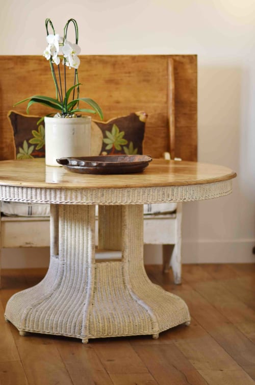 Wakefield Wicker Table | Tables by Mulligan's | Mulligans in West Hollywood