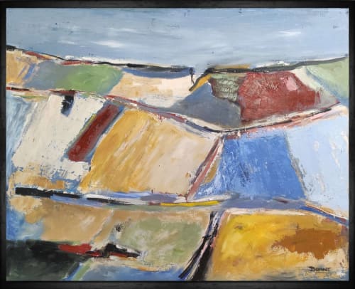 Fields 8 / Champs 8 | Oil And Acrylic Painting in Paintings by Sophie DUMONT