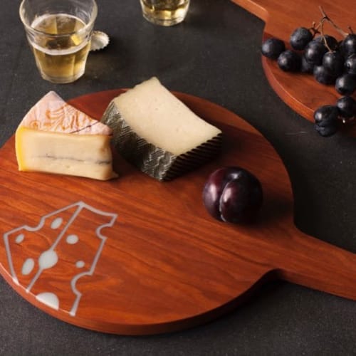 Swiss Cheese Board | Tableware by Noble Goods | Private Residence | Brooklyn, NY in Brooklyn