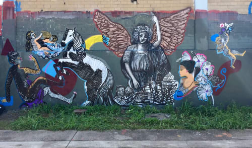 Angels and Demons Mural | Street Murals by Emmanuel Montero