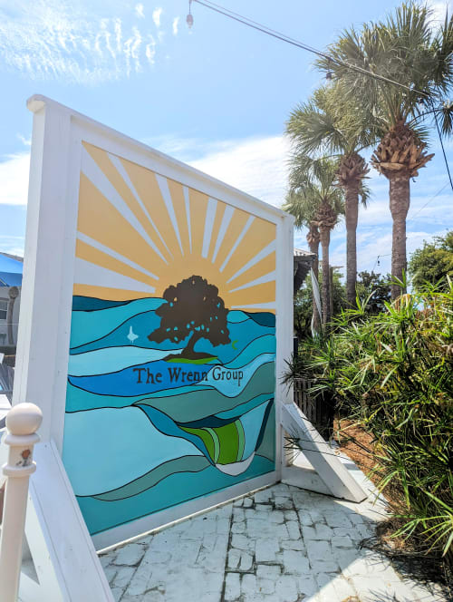 The Wrenn Group Apartments | Selfie Walls | Street Murals by Girls Who Paint Murals