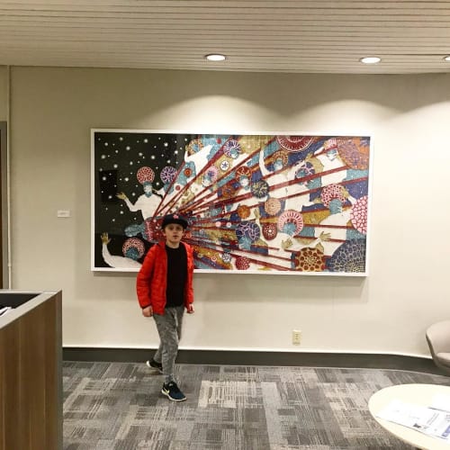 Blinded by Your Grace | Wall Hangings by Dylan Mortimer | KUMC - University of Kansas Medical Center in Kansas City