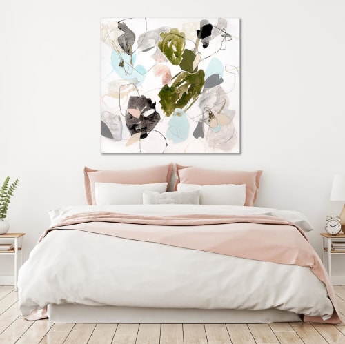 A Glimpse of Pink | Paintings by TS ModernArt Studio