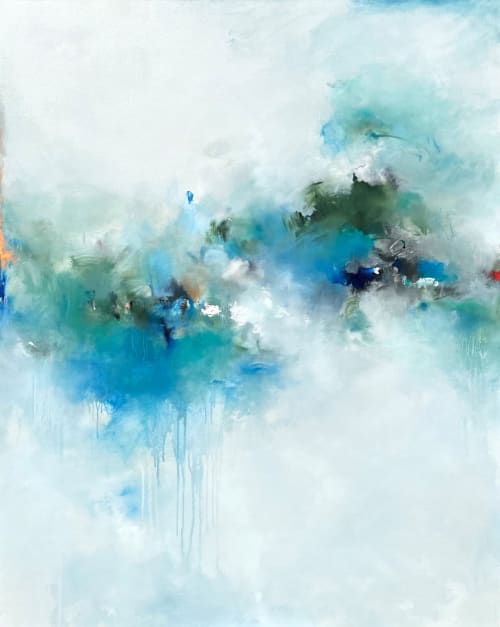 Greener Shores | Oil And Acrylic Painting in Paintings by Nicholas Kriefall