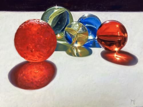 Marbles #14 | Paintings by Daggi Wallace