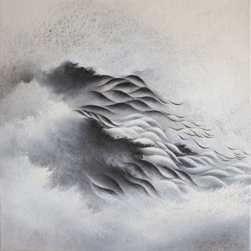 Held in the same current | Oil And Acrylic Painting in Paintings by Francesca Borgo