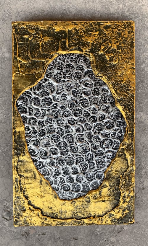 Hidden Fish (SOLD) | Oil And Acrylic Painting in Paintings by Alessia Lu