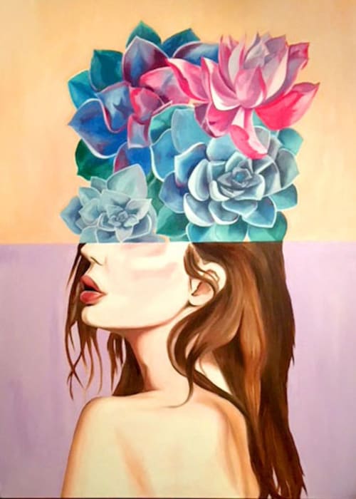 Part Of That Whole #5 | Paintings by Sofia del Rivero