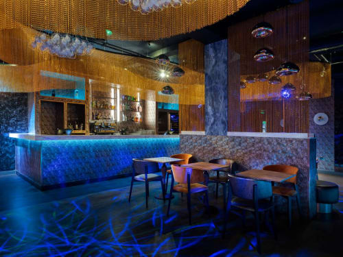 Bar and Club Interior Design | Interior Design by Astounding Interiors | Rox - Restaurant Bar Club in London