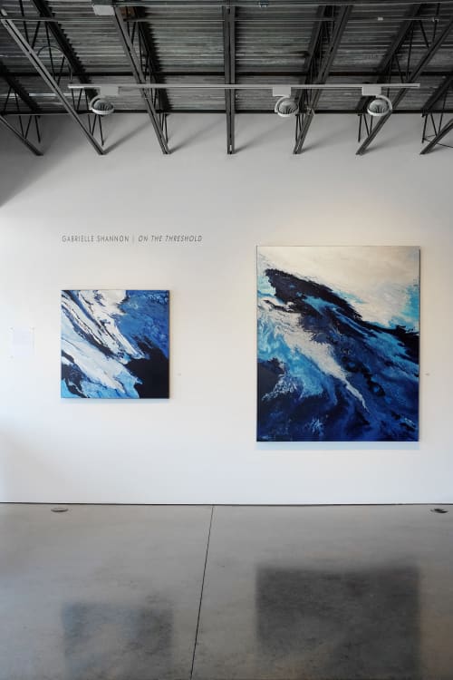 Floating In Turmoil | Paintings by Gabrielle Shannon | Space Gallery in Denver