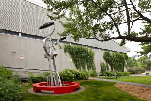 MÉLANGEZ LE TOUT | Public Sculptures by COOKE-SASSEVILLE | Centre Jean-Claude Malépart in Montréal